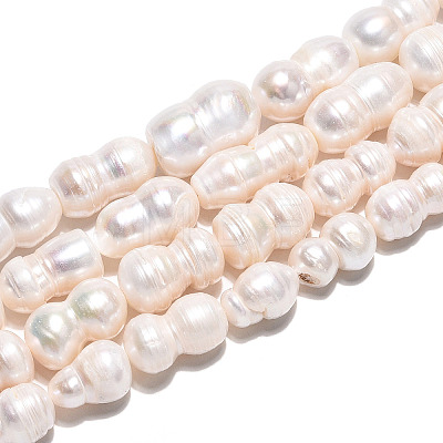 Natural Baroque Keshi Pearl Beads Strands PEAR-S020-O02-1