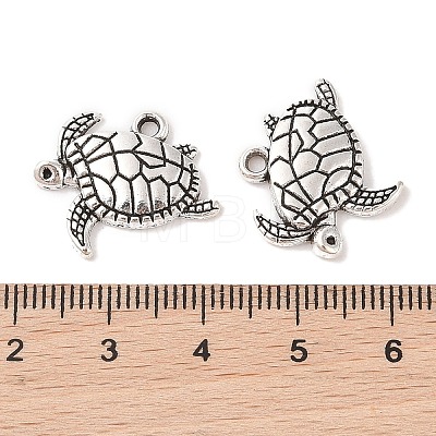 Tibetan Style Alloy Pendants X-TIBEP-22627-AS-RS-1