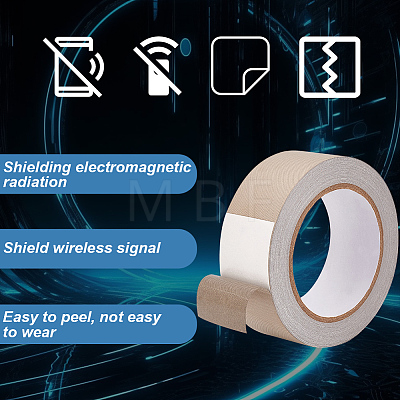 Conductive Fiberglass Fabric Adhesive Tape AJEW-WH0039-47C-1