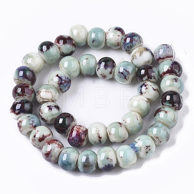 Handmade Porcelain Beads PORC-S498-19B-09-1