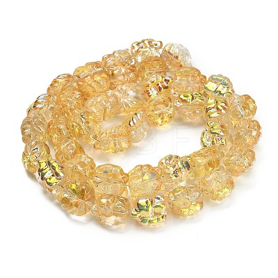 Electroplate Glass Bead Strands EGLA-H110-01HP-01-1