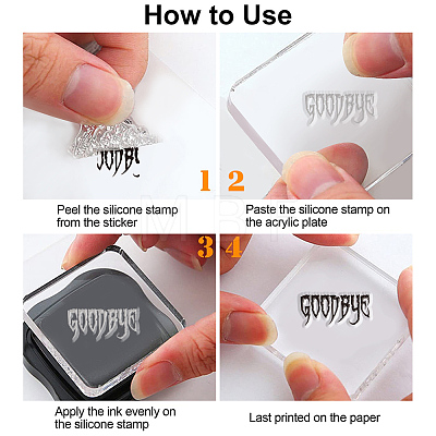 Custom PVC Plastic Clear Stamps DIY-WH0448-0259-1