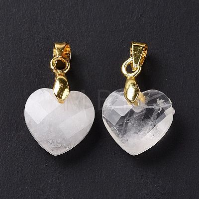 Natural Quartz Crystal Pendants G-C023-07L-1