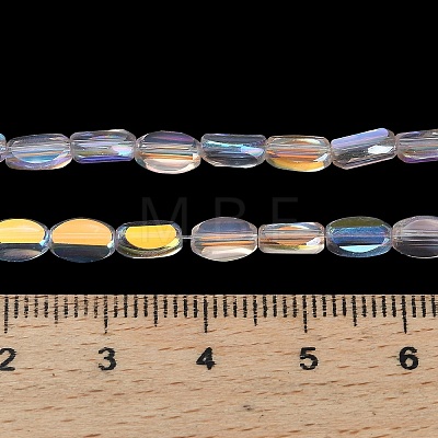Electroplate Transparent Glass Beads EGLA-H112-06-HR08-1