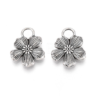 Tibetan Style Alloy Pendants TIBEP-T053-17AS-1
