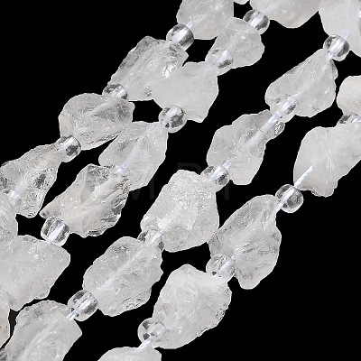 Natural Quartz Crystal Beads Strands GG-CBA0B77-A27-02-1