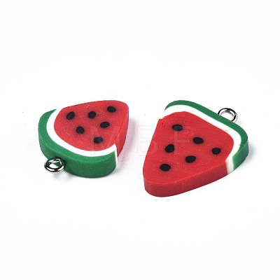 Polymer Clay Pendants X-CLAY-Q186-03-1