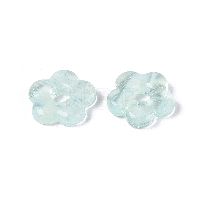 Two Tone Handmade Lampwork European Beads LAMP-N024-39-01B-1