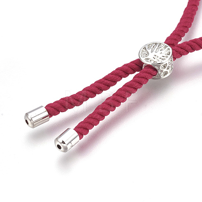 Cotton Cord Bracelet Making KK-F758-03-P-1