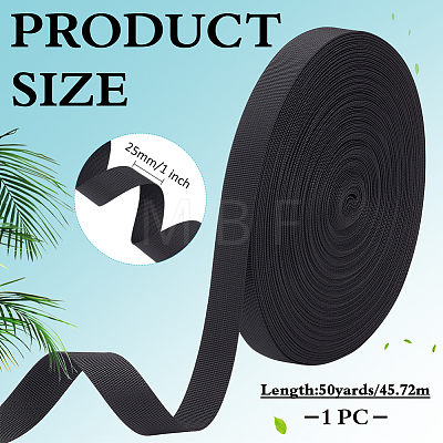 Flat Nylon Ribbons OCOR-WH0120-52A-1