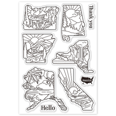 Custom PVC Plastic Clear Stamps DIY-WH0448-0522-1