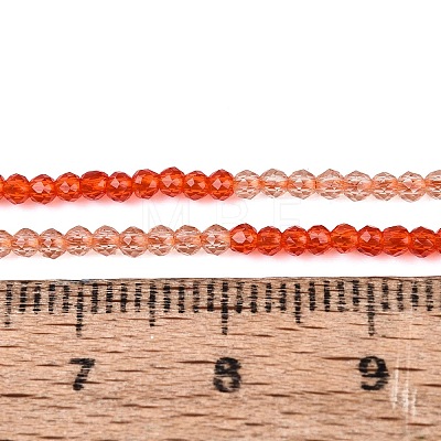 Transparent Glass Beads Strands GLAA-N074-01A-16-1