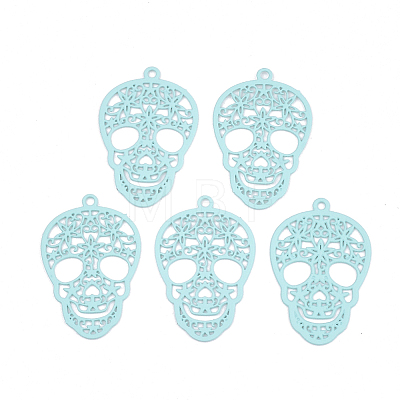 430 Stainless Steel Filigree Pendants LS-X-STAS-S108-23C-1