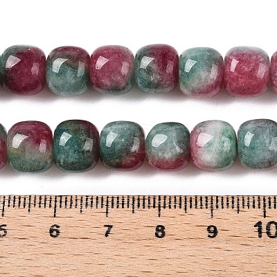 Dyed Natural White Jade Beads Strands G-T138-D05-1