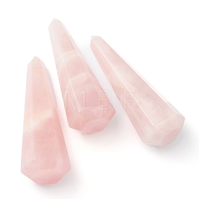 Pointed Natural Rose Quartz Display Decoration G-G973-03A-1