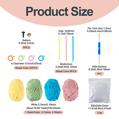 Stainless Steel Bearded Needles DIY-TA0018-83C-1