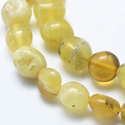 Natural Yellow Opal Beads Strands G-E483-63B-1