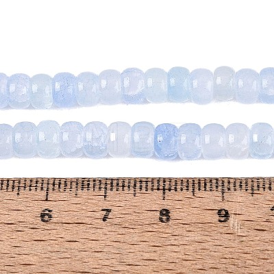 Ombre Effect Dyed Glass Beads Strands X-GLAA-Q106-05A-A15-1