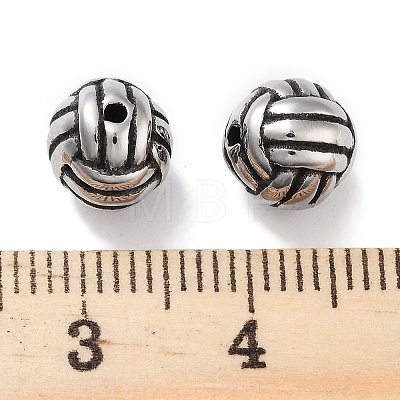 304 Stainless Steel Beads STAS-M057-43AS-01-1