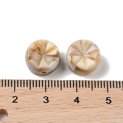 Two Tone Opaque Acrylic Beads MACR-M044-13-1