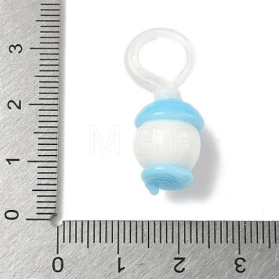 Christmas Handmade Lampwork Pendants LS-LAMP-L081-01C-1