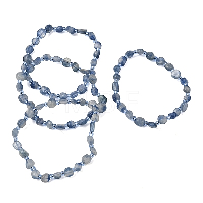 Natural Kyanite Beads Bracelets GG-CBA05D5-02A-08A-1