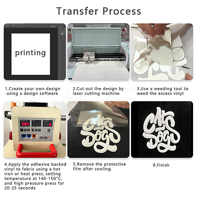 3D Polyurethane Heat Transfer Vinyl Sheets DIAM-PW0007-03-1