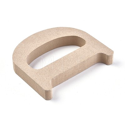 Letter Unfinished Wood Slices LS-DIY-WH0162-62D-1