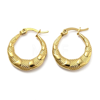 PVD Vacuum Plating 304 Stainless Steel Hoop Earrings for Women EJEW-Q772-02G-1