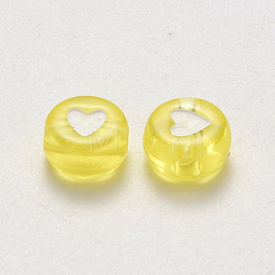 Transparent Acrylic Beads TACR-R139-01-1