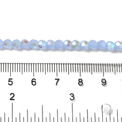 Imitation Jade Glass Beads Strands X-EGLA-A035-J4mm-L03-1