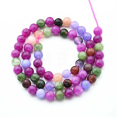 Natural Quartz Beads Strands G-N355-6mm-31-1