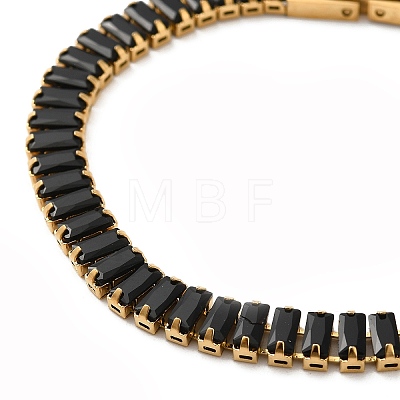 Cubic Zirconia Tennis Bracelet BJEW-M301-04G-02-1