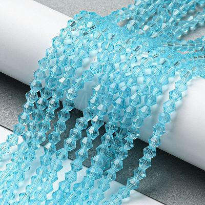 Transparent Glass Beads Strands EGLA-A039-T3mm-D20-1