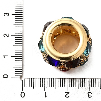 Rhinestone Brass Beads KK-D295-04G-01-1