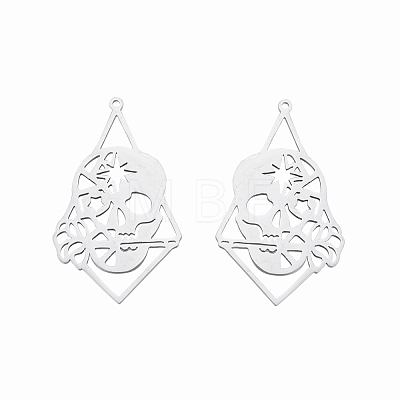 Non-Tarnish 201 Stainless Steel Pendants STAS-N090-LA904-1-1