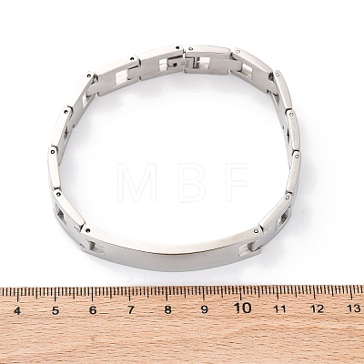 201 Stainless Steel Watch Band Chain Bracelets BJEW-B078-175P-1
