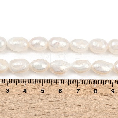 Natural Cultured Freshwater Pearl Beads Strands PEAR-P064-20K-02A-1