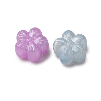 Luminous Transparent Acrylic Beads LACR-S001-15C-1
