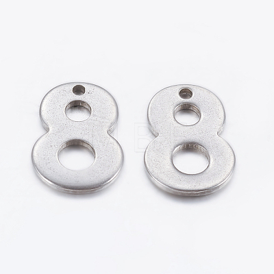 Tarnish Resistant 201 Stainless Steel Pendants STAS-F128-01P-8-1-1
