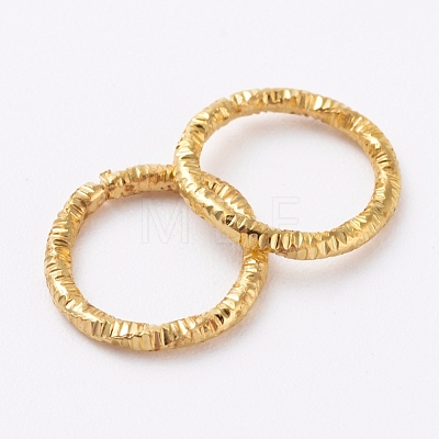 Iron Textured Jump Rings IFIN-D086-04-G-1