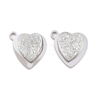 Valentine's Day 304 Stainless Steel Charms SA-H001-03P-1
