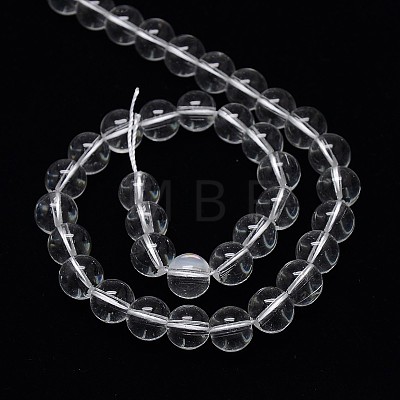 Crystal Glass Round Beads Strands EGLA-F037-10mm-B02-1
