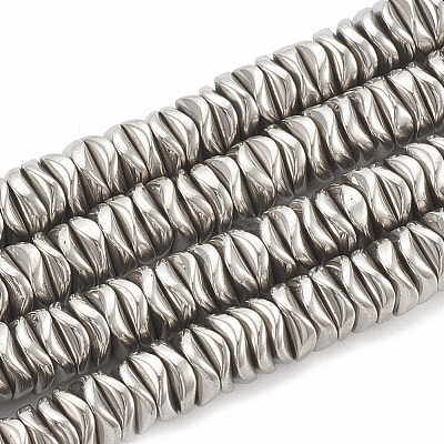 Electroplate Non-magnetic Synthetic Hematite Beads Strands G-N0321-07M-1