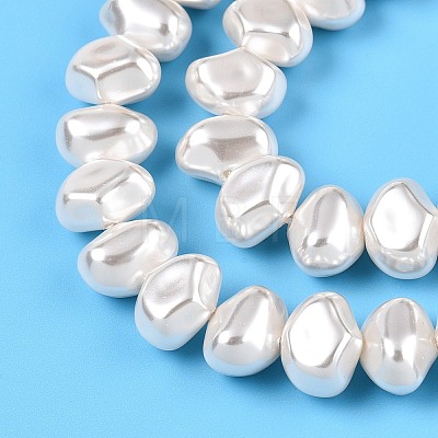 Transparent Spray Painted Glass Beads Strands GLAA-N001-30-1