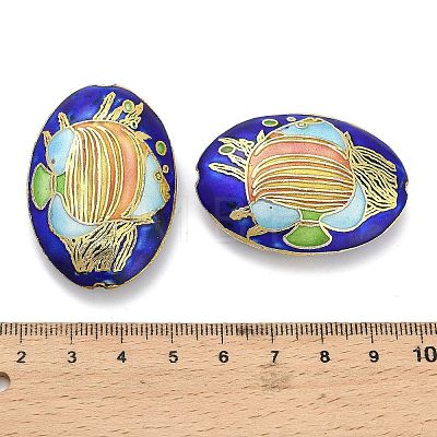 Handmade Cloisonne Beads CLB-Z001-02G-1