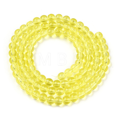 Transparent Glass Beads Strands GLAA-T032-T4mm-12-1