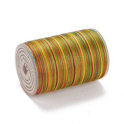 Round Waxed Polyester Thread String YC-D004-02A-128-1