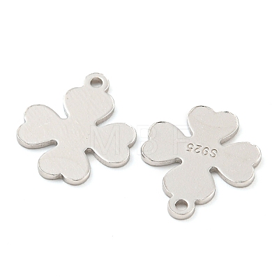 925 Sterling Silver Clover Charms STER-B005-33P-1