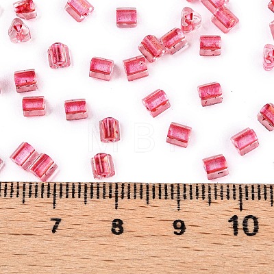 6/0 Transparent Inside Colours Glass Seed Beads SEED-N006-003J-1